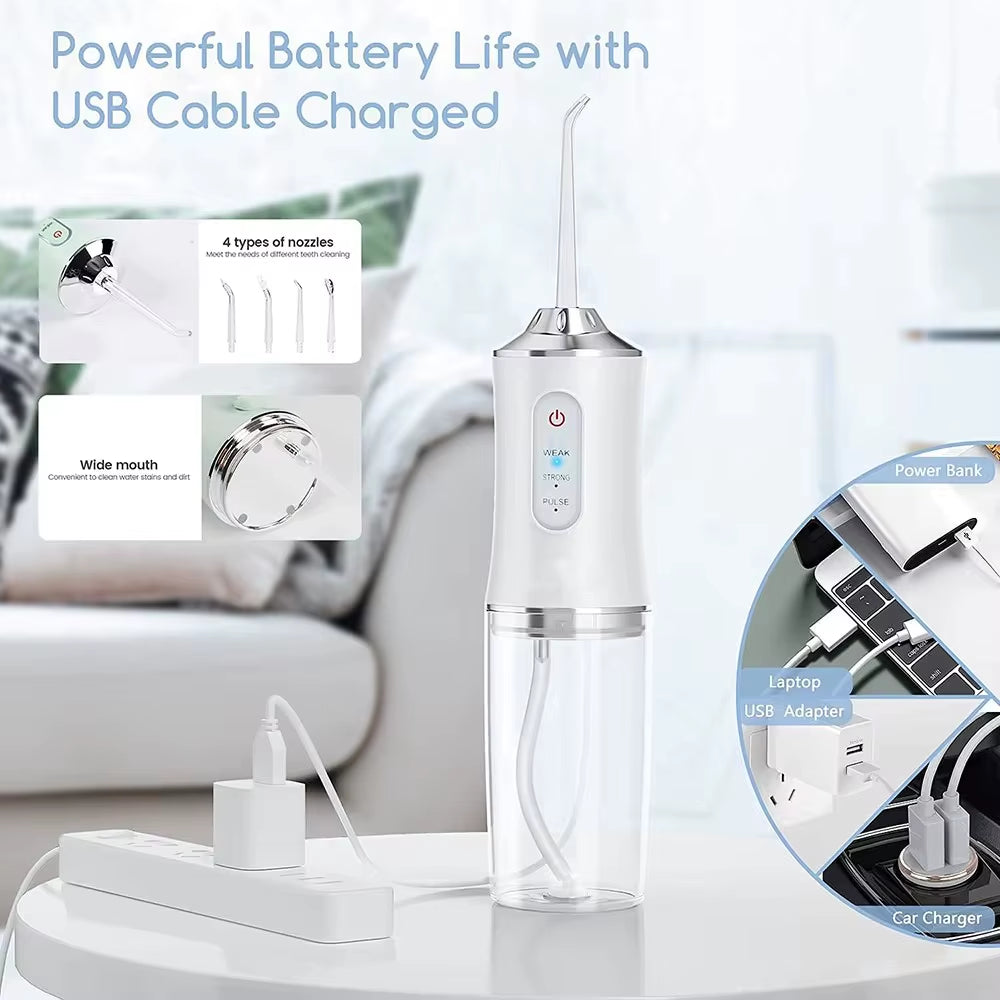 Portable High Pressure Dental Flosser