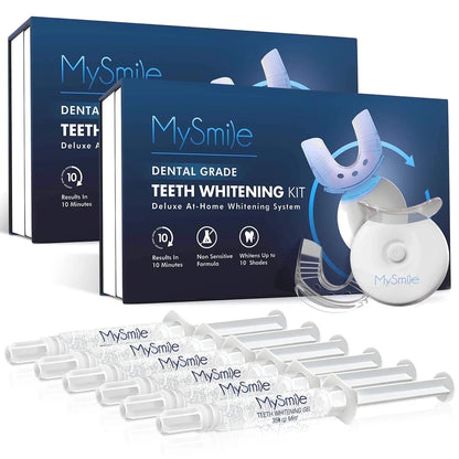 2PC Teeth Whitening Kit with 5-LED Light