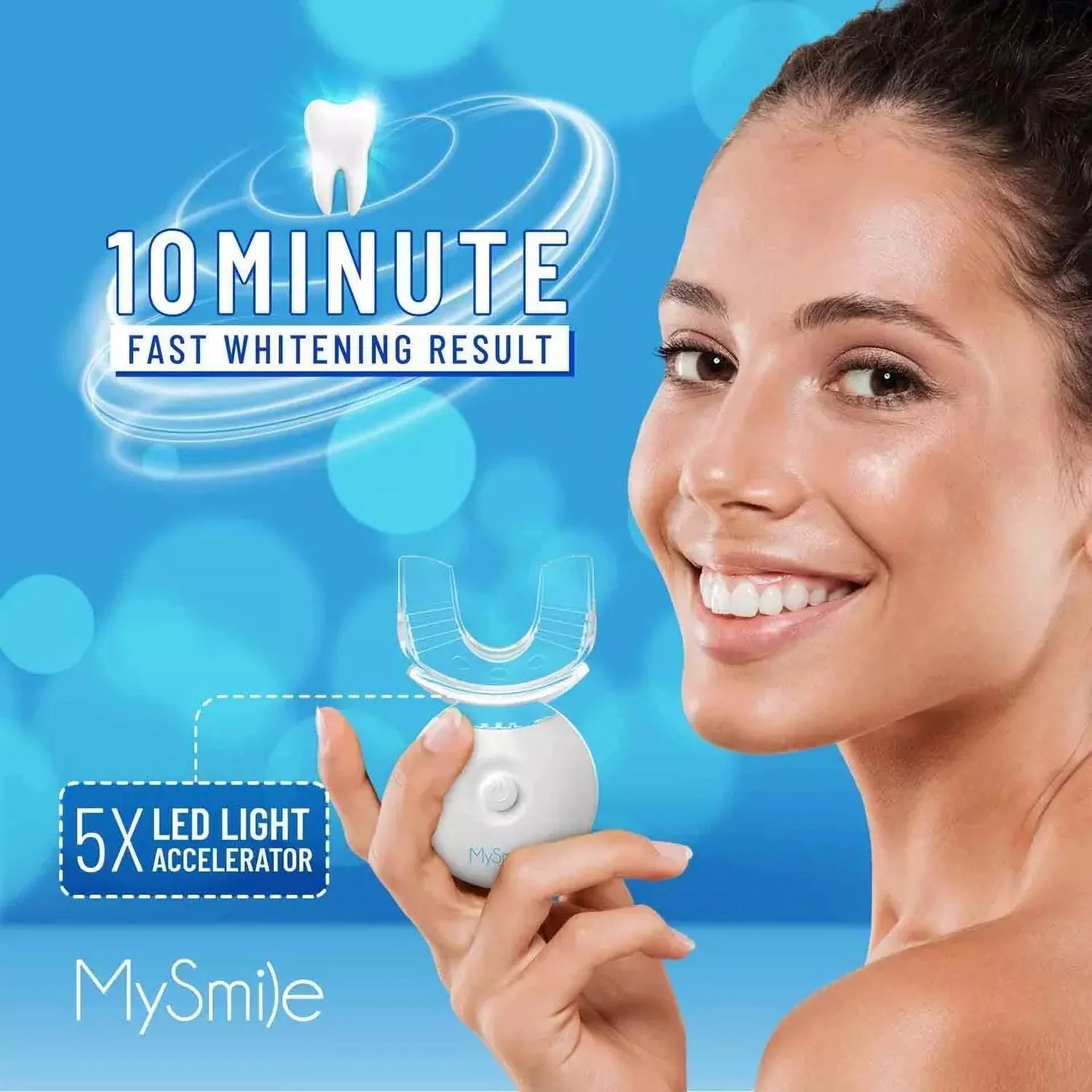 2PC Teeth Whitening Kit with 5-LED Light