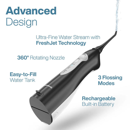 Black Rechargeable Water Flosser 