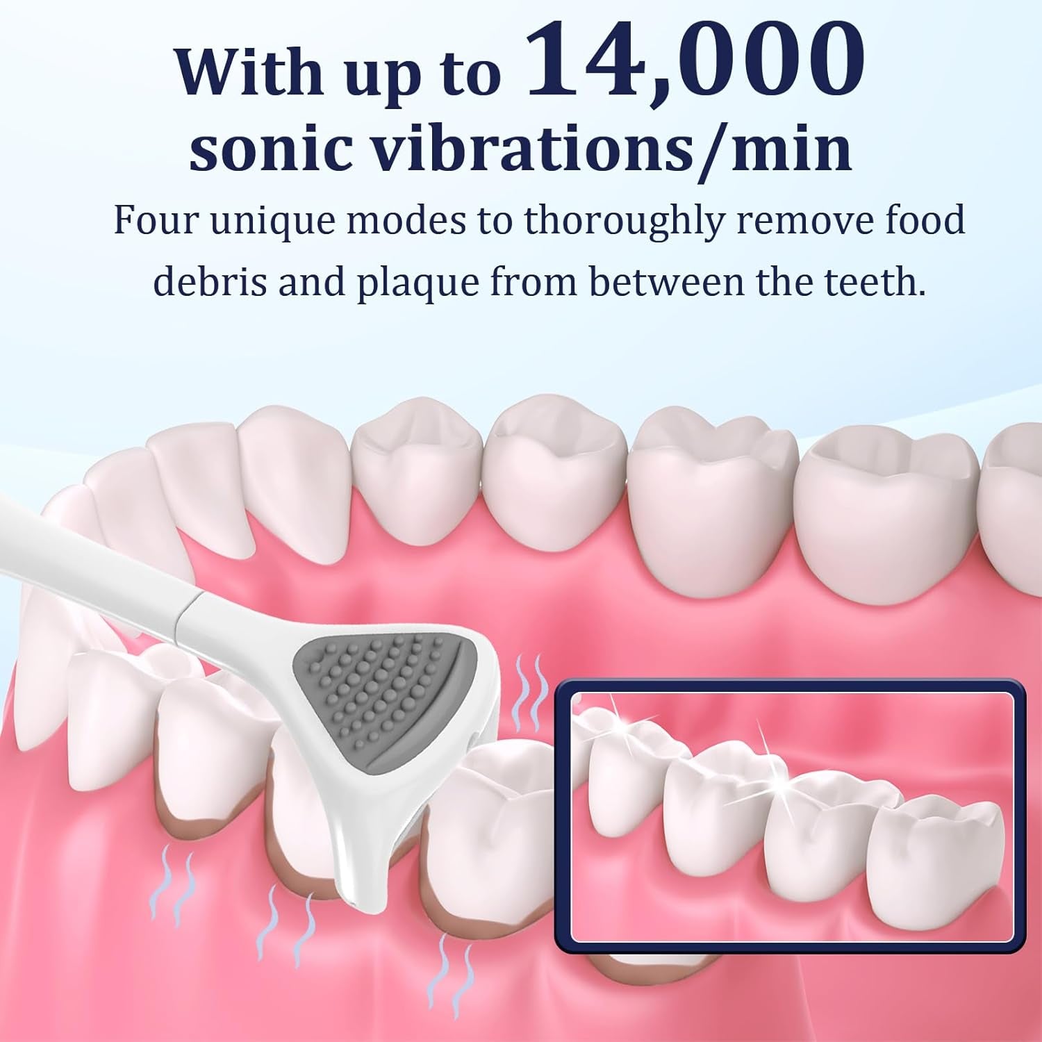 Reusable Electric Vibration Flosser 