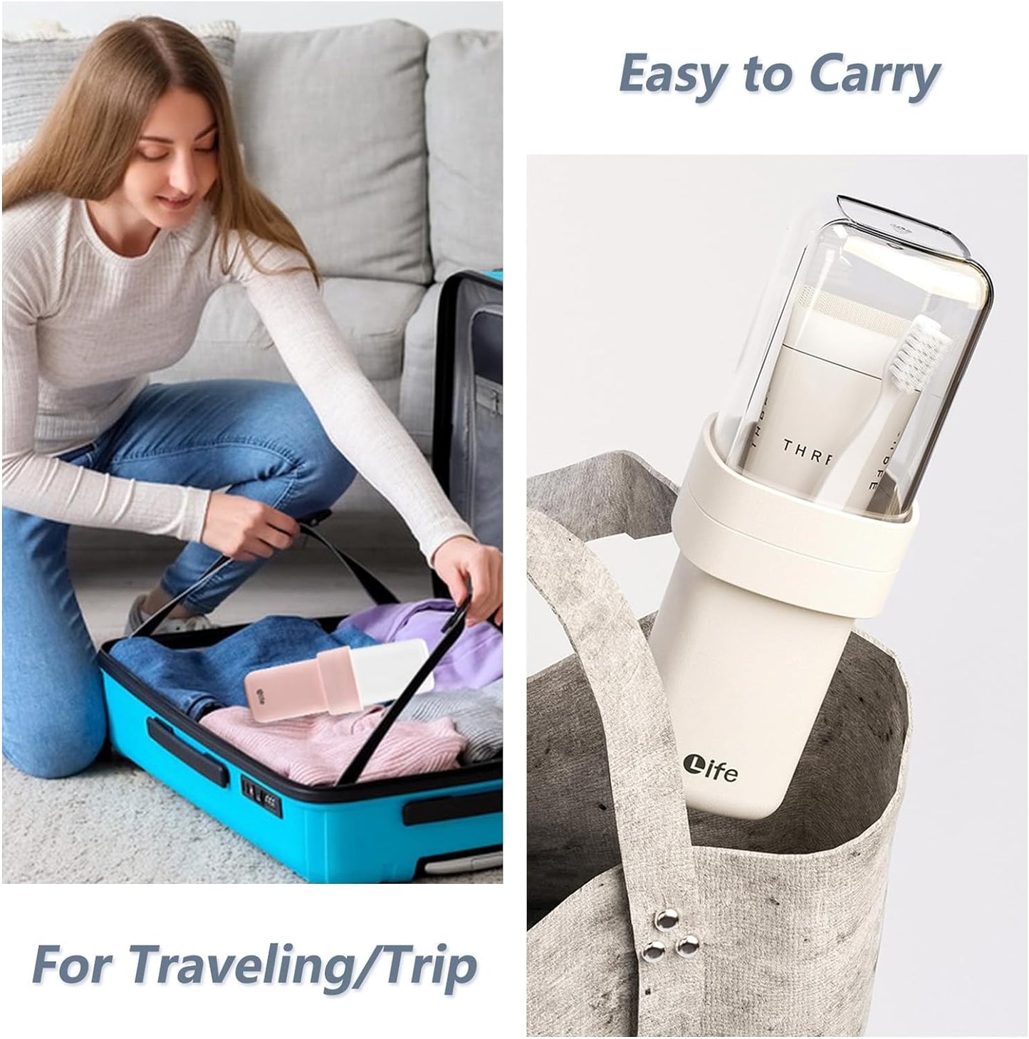Portable Travel Toothbrush Kit 