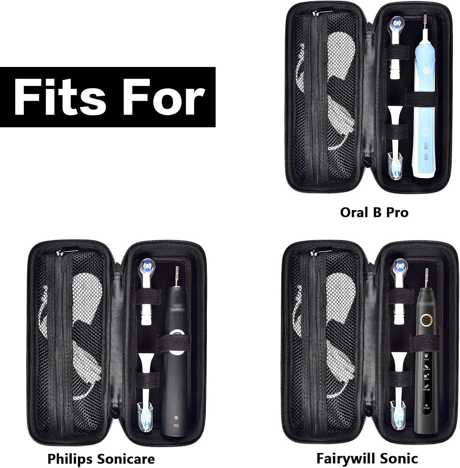 Toothbrush Travel Case (Compatible with Oral-B Pro 1)