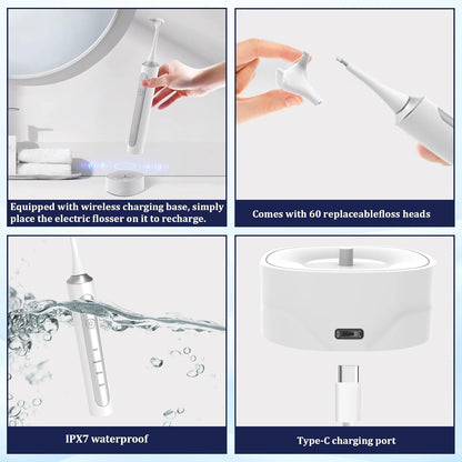 Reusable Electric Vibration Flosser 