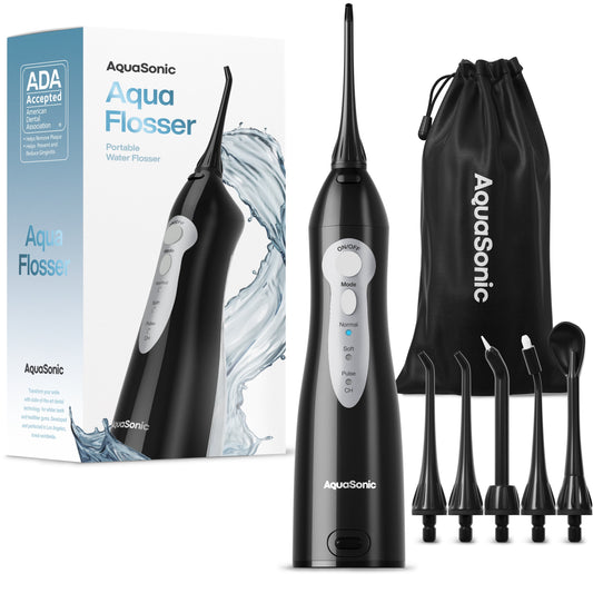 Black Rechargeable Water Flosser 