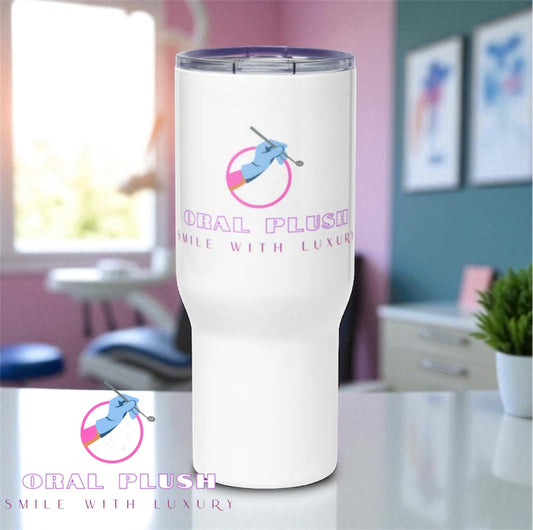 ORAL PLUSH TRAVEL TUMBLER