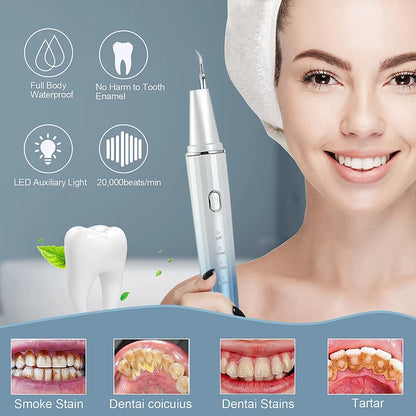 Visual Ultrasonic Stain Remover (with phone app)