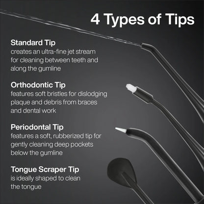Black Rechargeable Water Flosser 
